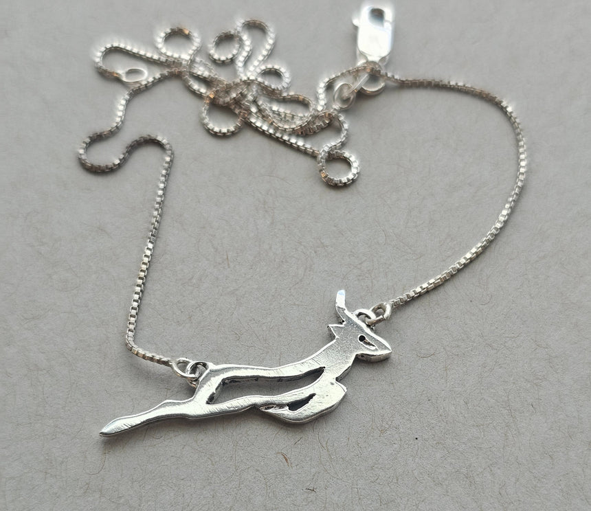 "Bokkie" sterling silver or gold pendant