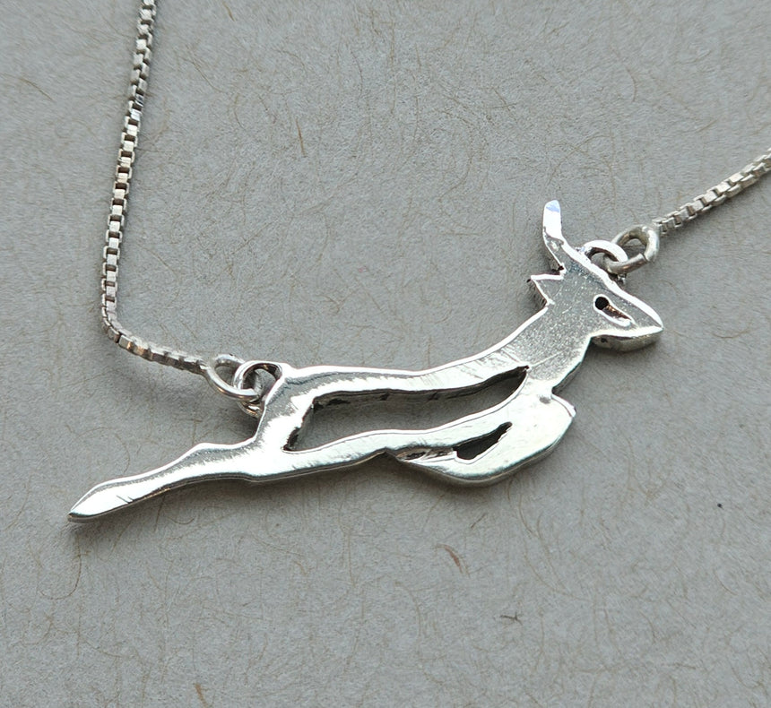"Bokkie" sterling silver or gold pendant