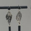 Silver and Black Statement Earrings, Sterling Silver,  Black Patina, Kinetic Earrings, Statement Earrings